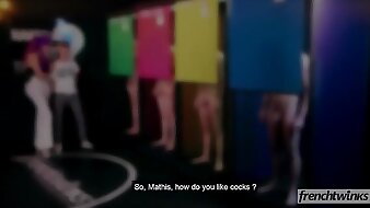 Naked Dating Porn Parody of a British TV Show
