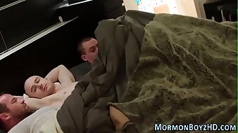 Mormons in garment tug