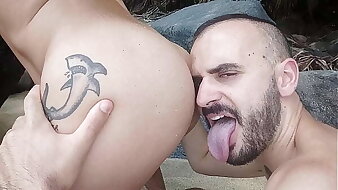 Xisco licking transmitted to ass affiliated with BenjiVega